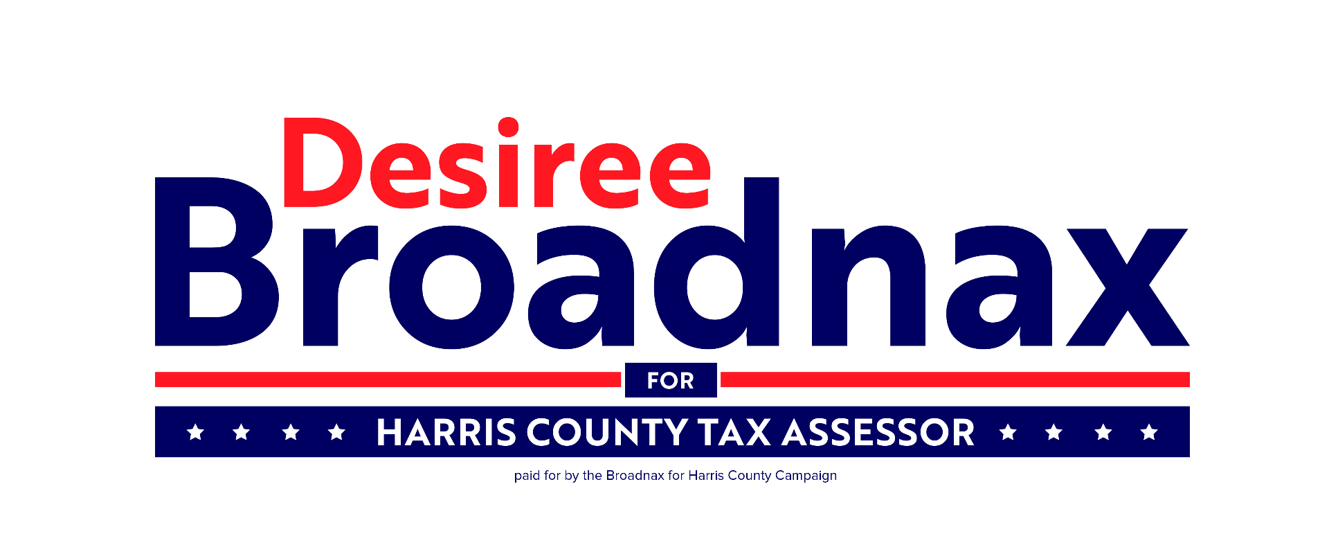 Desiree Broadnax for Harris County Tax Assessor